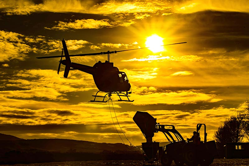 Dry Speading Helicopter Maryland