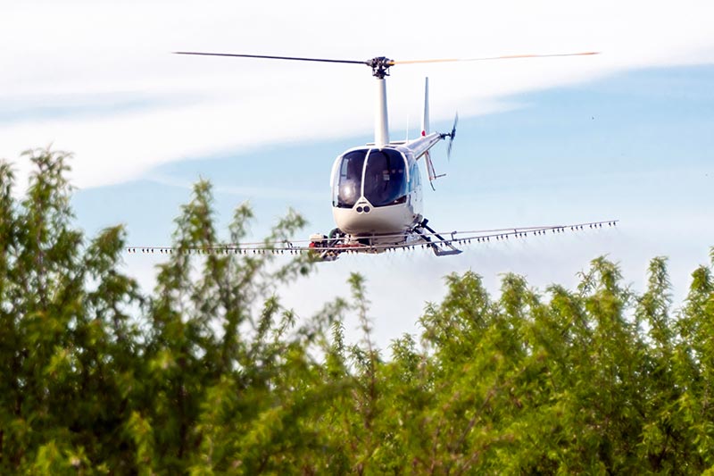 Maryland Frost Control by Helicopter