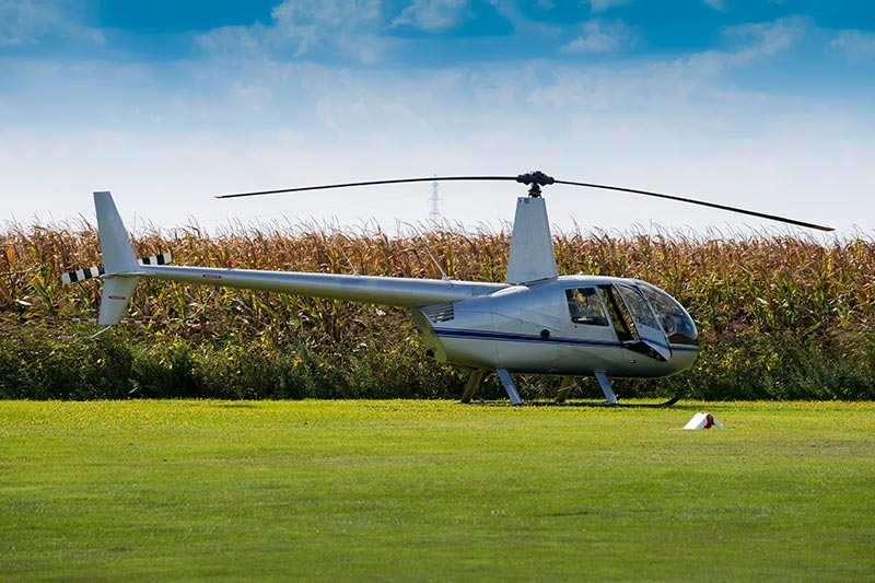 Wet Spreading Helicopter in Maryland