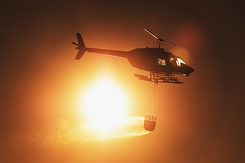 Firefighting Helicopter in Maryland
